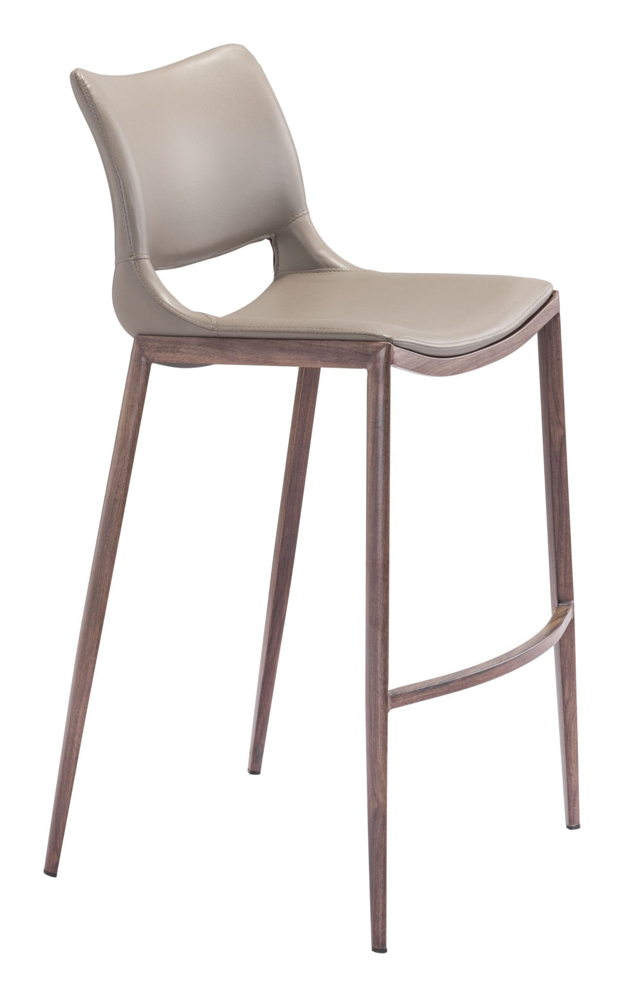 Ace Barstool (Set of 2) Brown & Walnut - Cozy Roots Decor