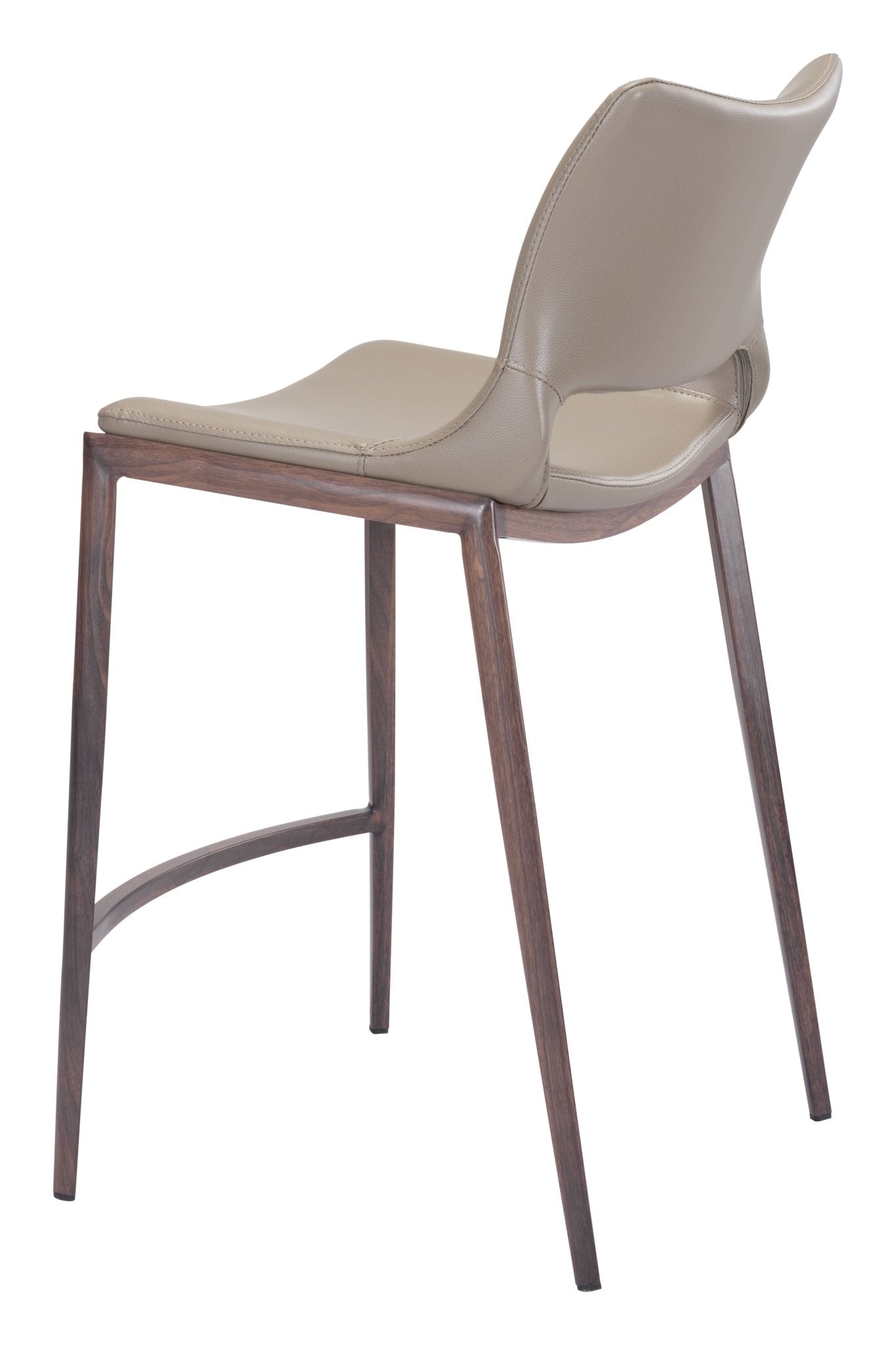 Ace Counter Stool (Set of 2) Brown & Walnut - Cozy Roots Decor
