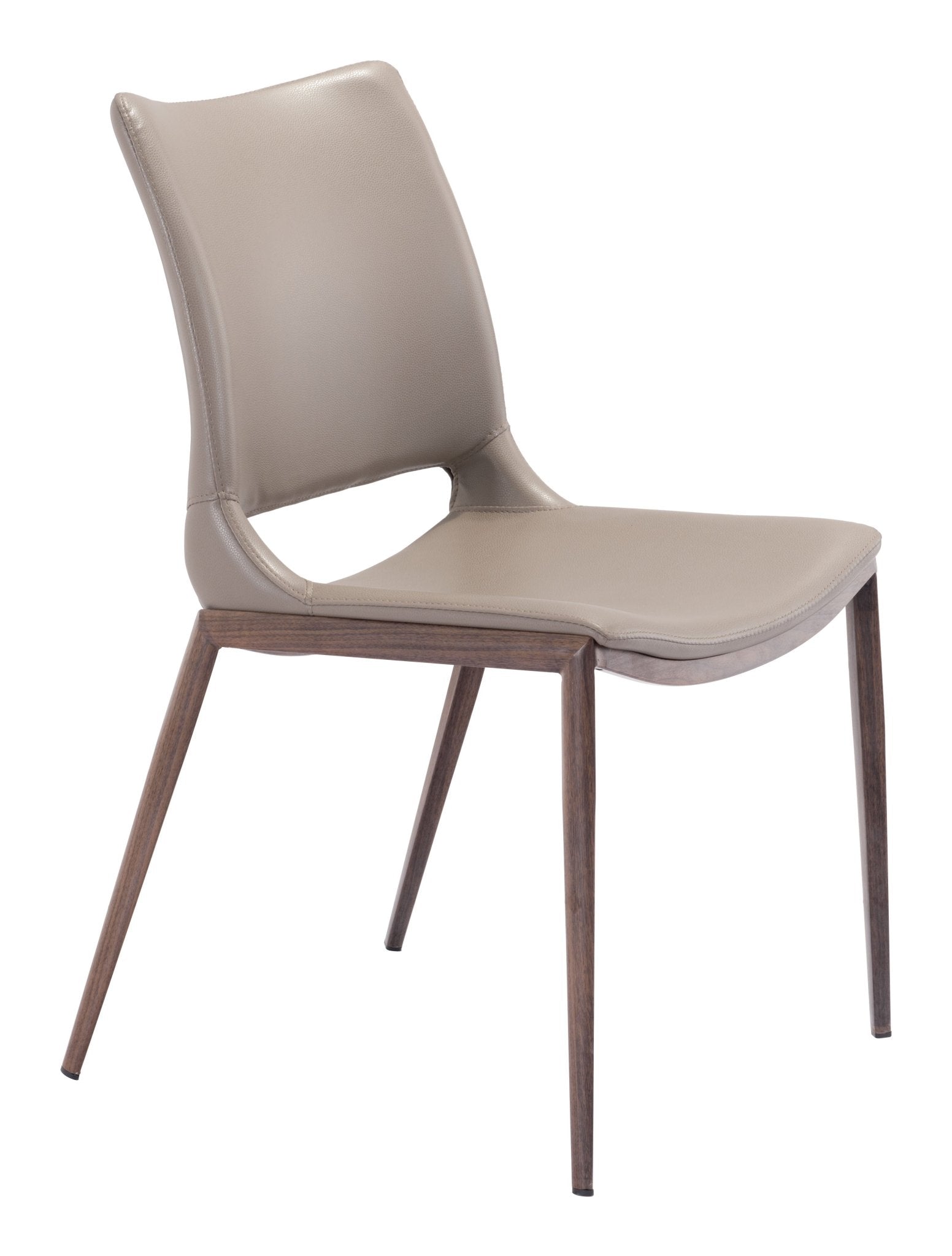 Ace Dining Chair (Set of 2) Brown & Walnut - Cozy Roots Decor