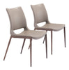 Ace Dining Chair (Set of 2) Brown & Walnut - Cozy Roots Decor