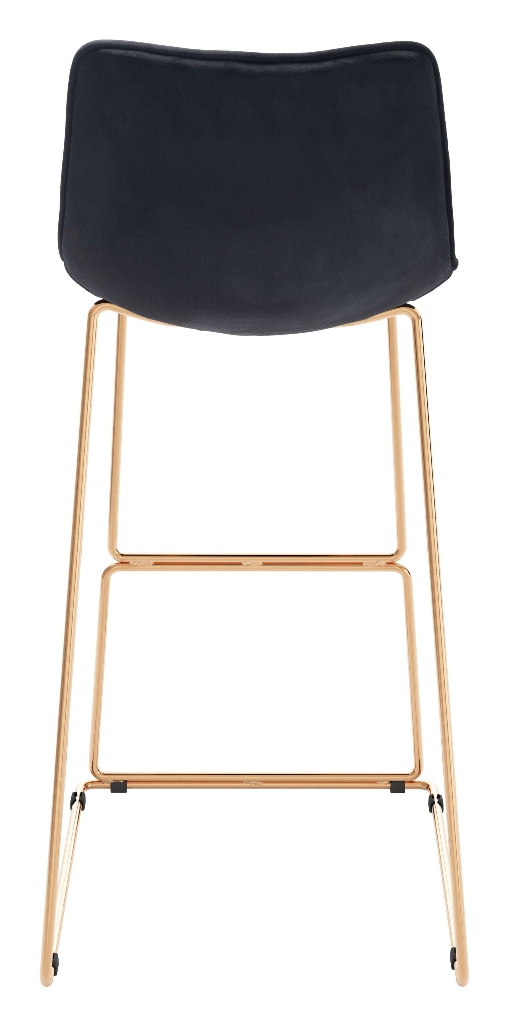 Adele Barstool (Set of 2) Black & Gold - Cozy Roots Decor