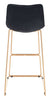 Adele Barstool (Set of 2) Black & Gold - Cozy Roots Decor