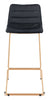 Adele Barstool (Set of 2) Black & Gold - Cozy Roots Decor