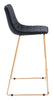Adele Barstool (Set of 2) Black & Gold - Cozy Roots Decor