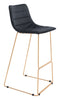Adele Barstool (Set of 2) Black & Gold - Cozy Roots Decor