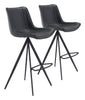 Aki Barstool (Set of 2) Black - Cozy Roots Decor