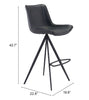 Aki Barstool (Set of 2) Black - Cozy Roots Decor