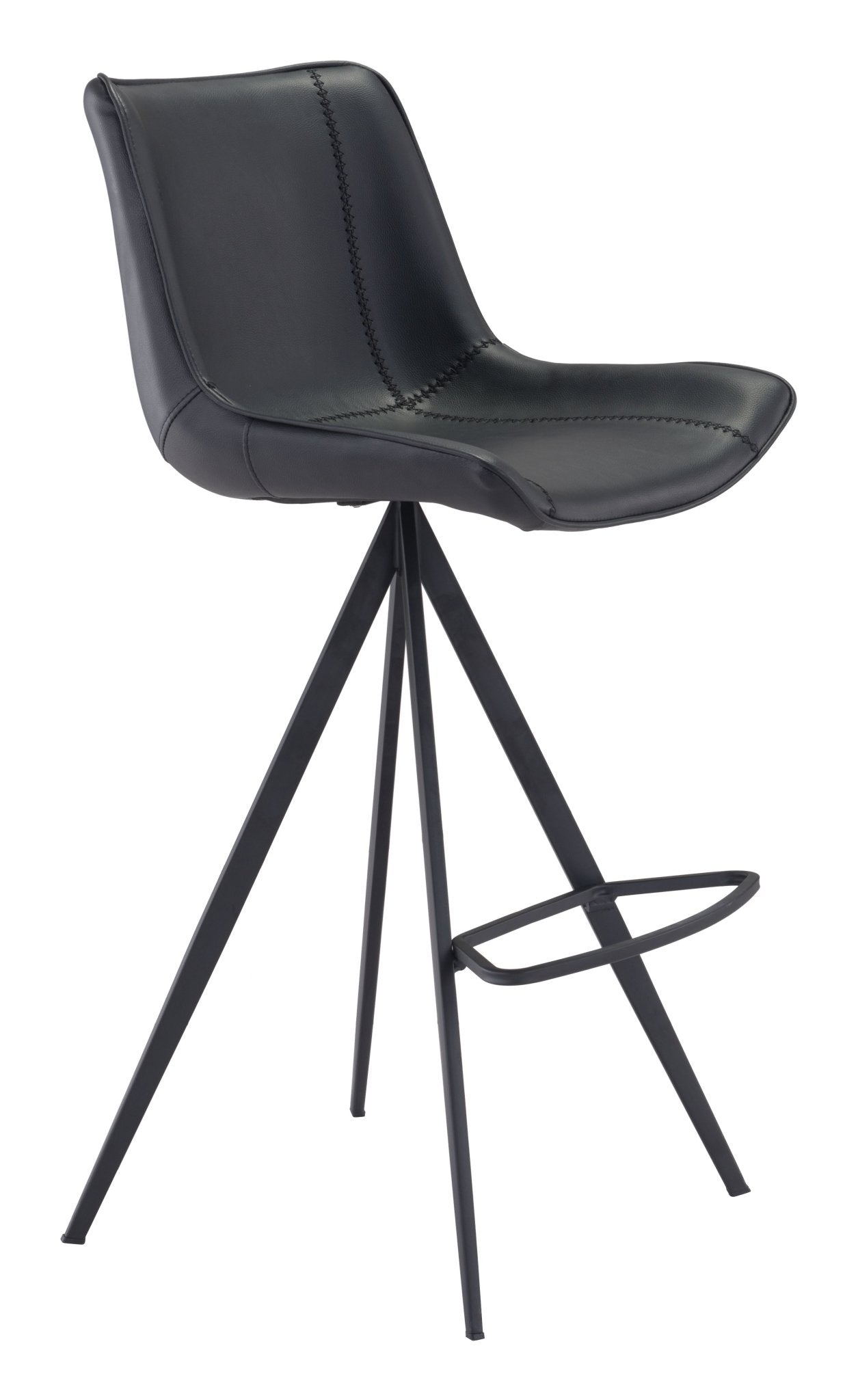 Aki Barstool (Set of 2) Black - Cozy Roots Decor