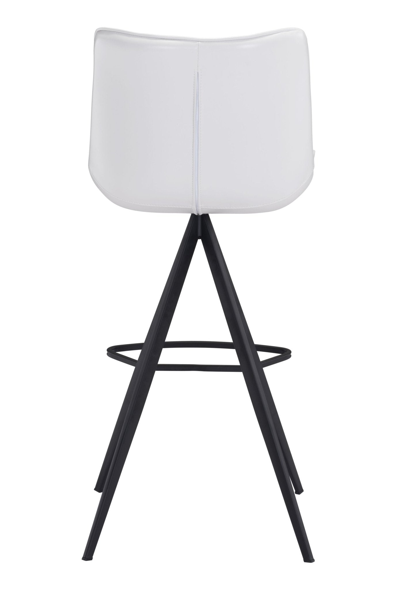Aki Barstool (Set of 2) White & Black - Cozy Roots Decor
