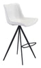 Aki Barstool (Set of 2) White & Black - Cozy Roots Decor