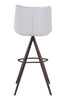 Aki Barstool (Set of 2) White & Walnut - Cozy Roots Decor