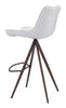 Aki Barstool (Set of 2) White & Walnut - Cozy Roots Decor