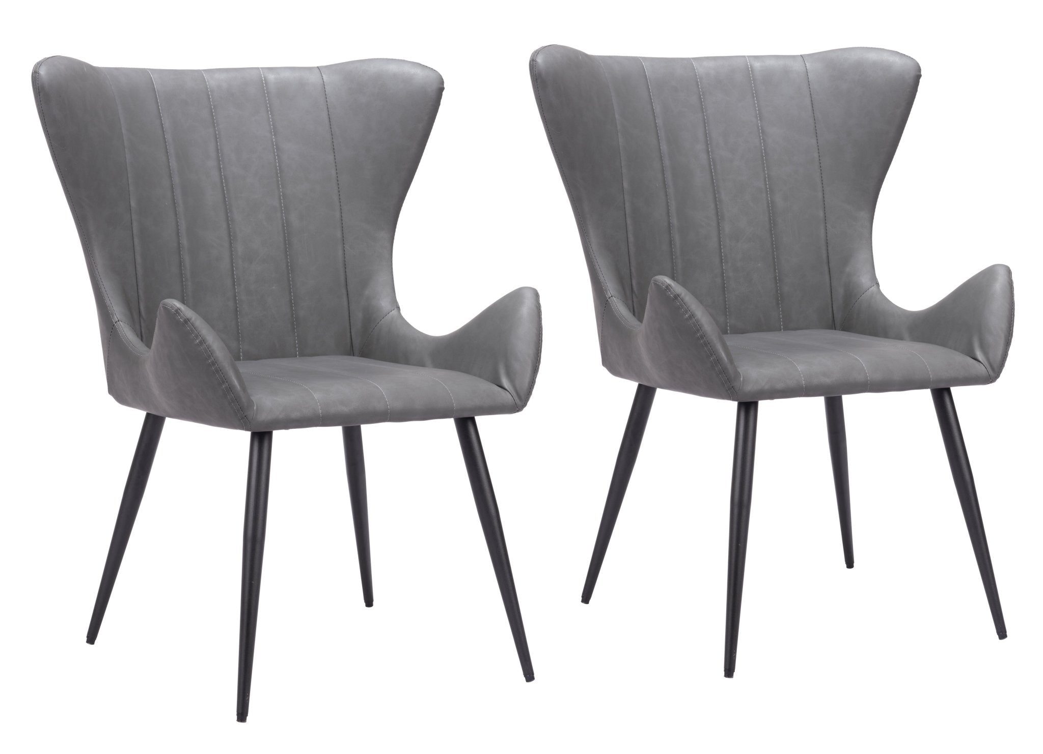 Alejandro Dining Chair (Set of 2) Vintage Gray - Cozy Roots Decor