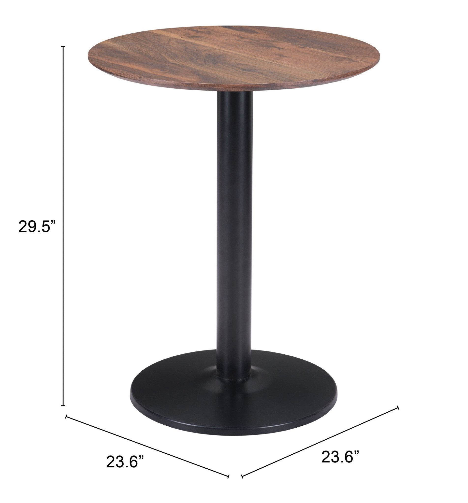Alto Bistro Table Brown & Black - Cozy Roots Decor