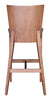 Ambrose Barstool (Set of 2) Walnut & Dark Gray - Cozy Roots Decor