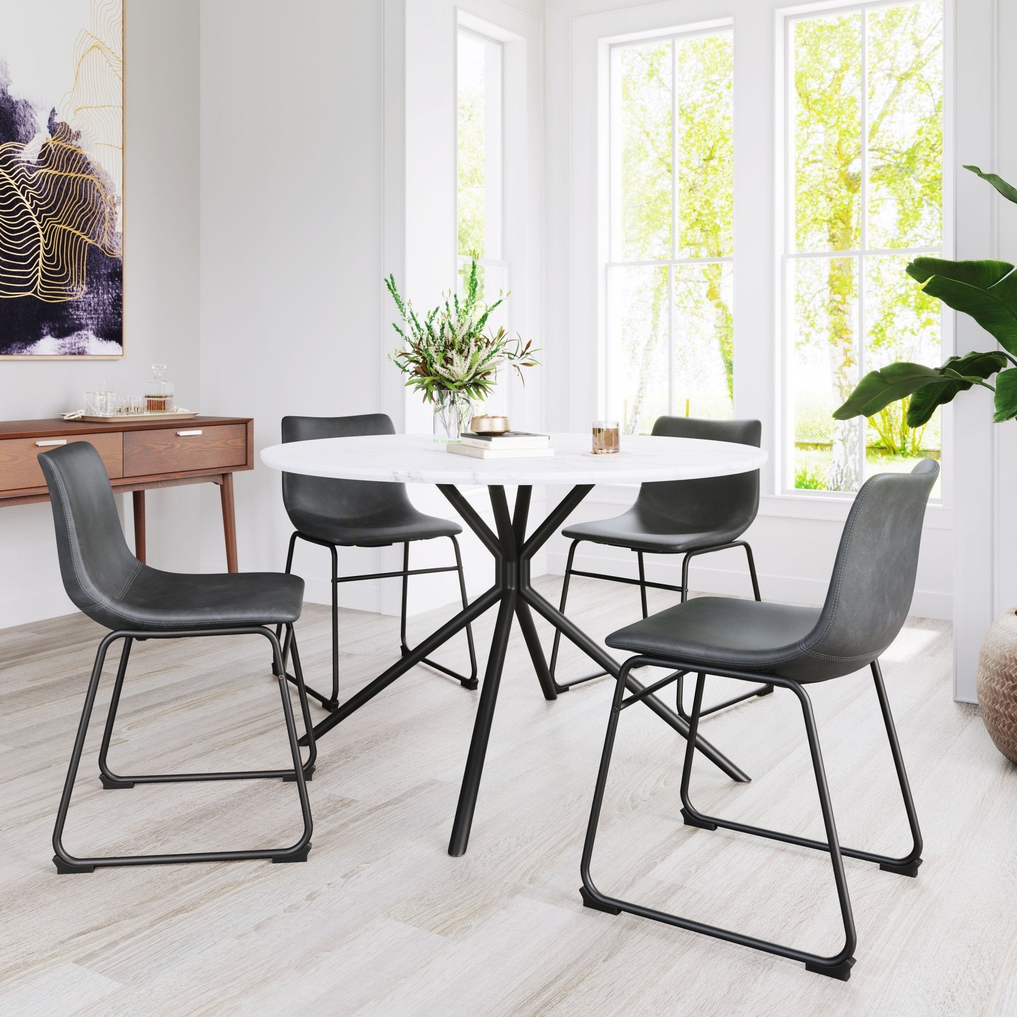 Amiens Dining Table White - Cozy Roots Decor