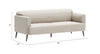 Amsterdam Sofa Beige - Cozy Roots Decor