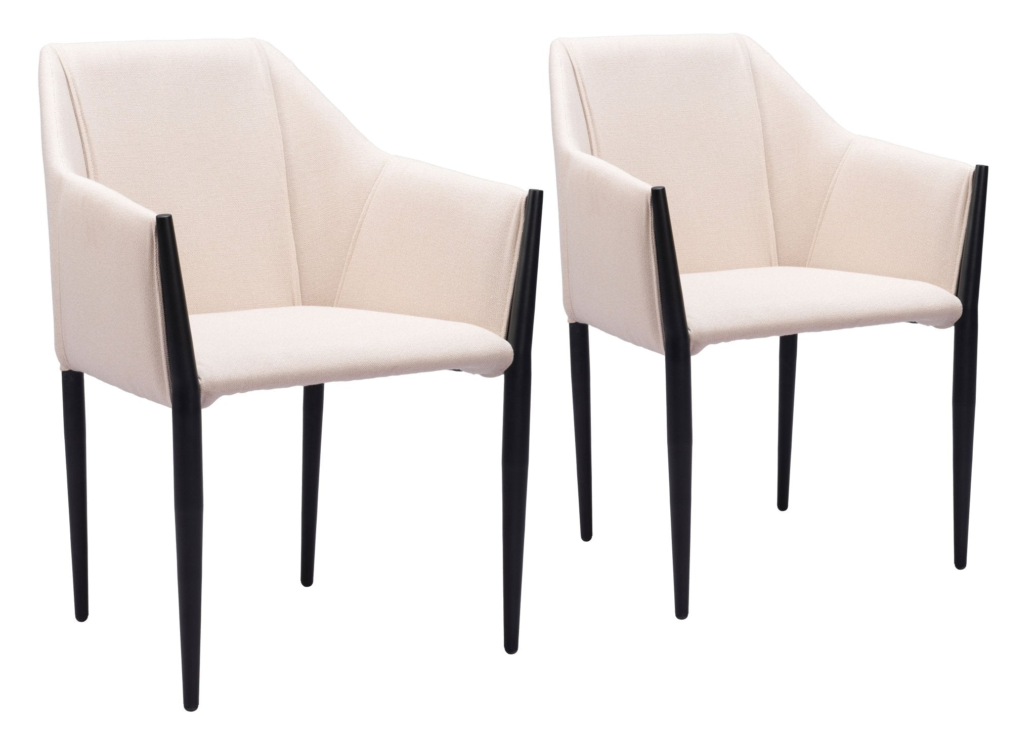 Andover Dining Chair (Set of 2) Beige - Cozy Roots Decor