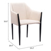 Andover Dining Chair (Set of 2) Beige - Cozy Roots Decor