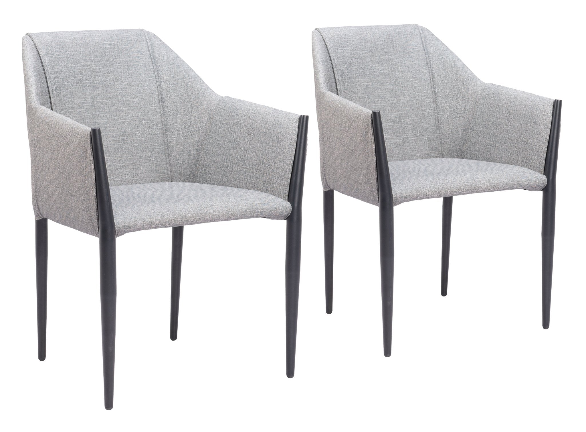 Andover Dining Chair (Set of 2) Slate Gray - Cozy Roots Decor