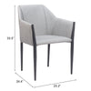 Andover Dining Chair (Set of 2) Slate Gray - Cozy Roots Decor