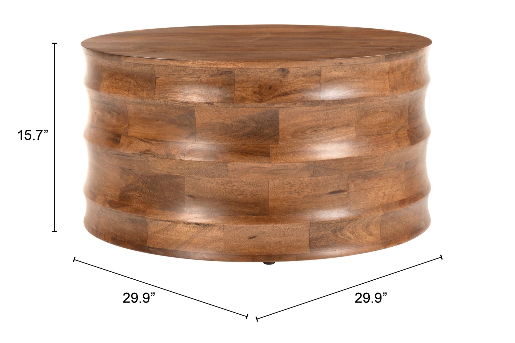 Antium Coffee Table Walnut - Cozy Roots Decor