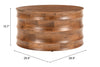 Antium Coffee Table Walnut - Cozy Roots Decor