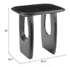 Arasan Accent Table Black - Cozy Roots Decor