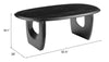 Arasan Coffee Table Black - Cozy Roots Decor