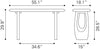 Arasan Console Table Black - Cozy Roots Decor