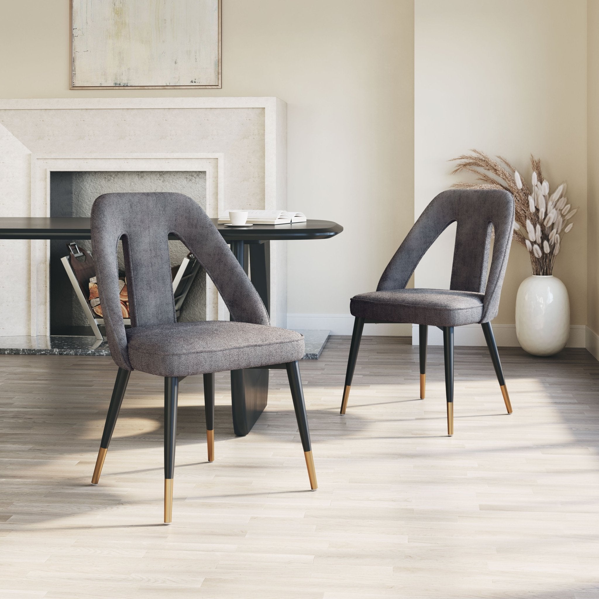 Artus Dining Chair Gray - Cozy Roots Decor