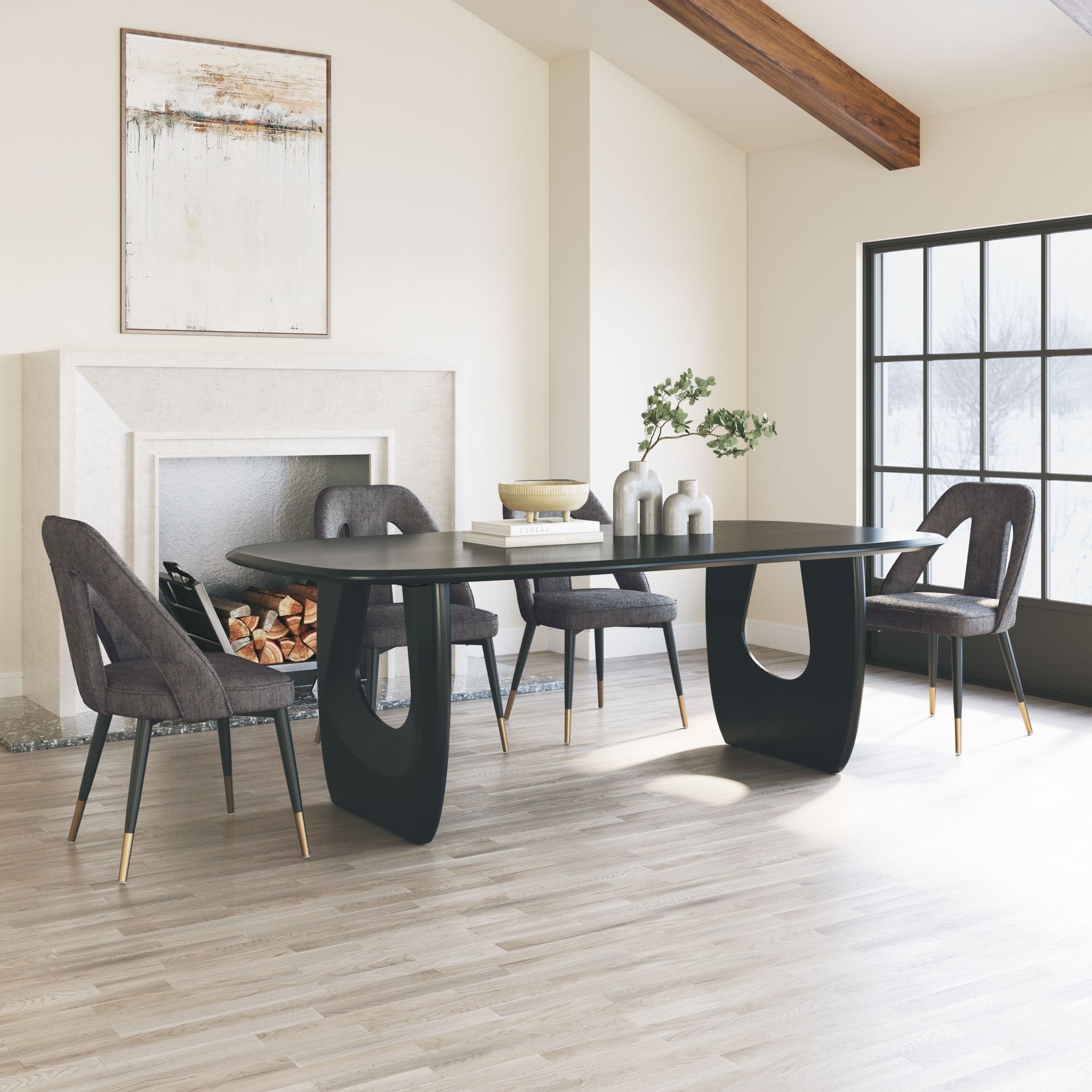 Artus Dining Chair Gray - Cozy Roots Decor
