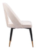Artus Dining Chair Ivory - Cozy Roots Decor
