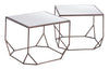 Arzon Coffee Table Set (2 - Piece) Bronze - Cozy Roots Decor