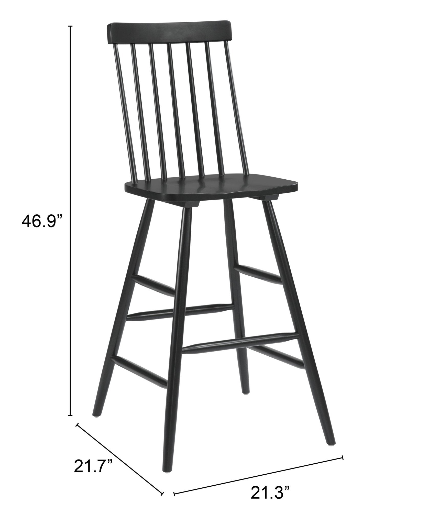 Ashley Barstool (Set of 2) Black - Cozy Roots Decor