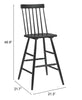Ashley Barstool (Set of 2) Black - Cozy Roots Decor