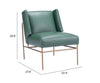 Atlanta Accent Chair Green - Cozy Roots Decor