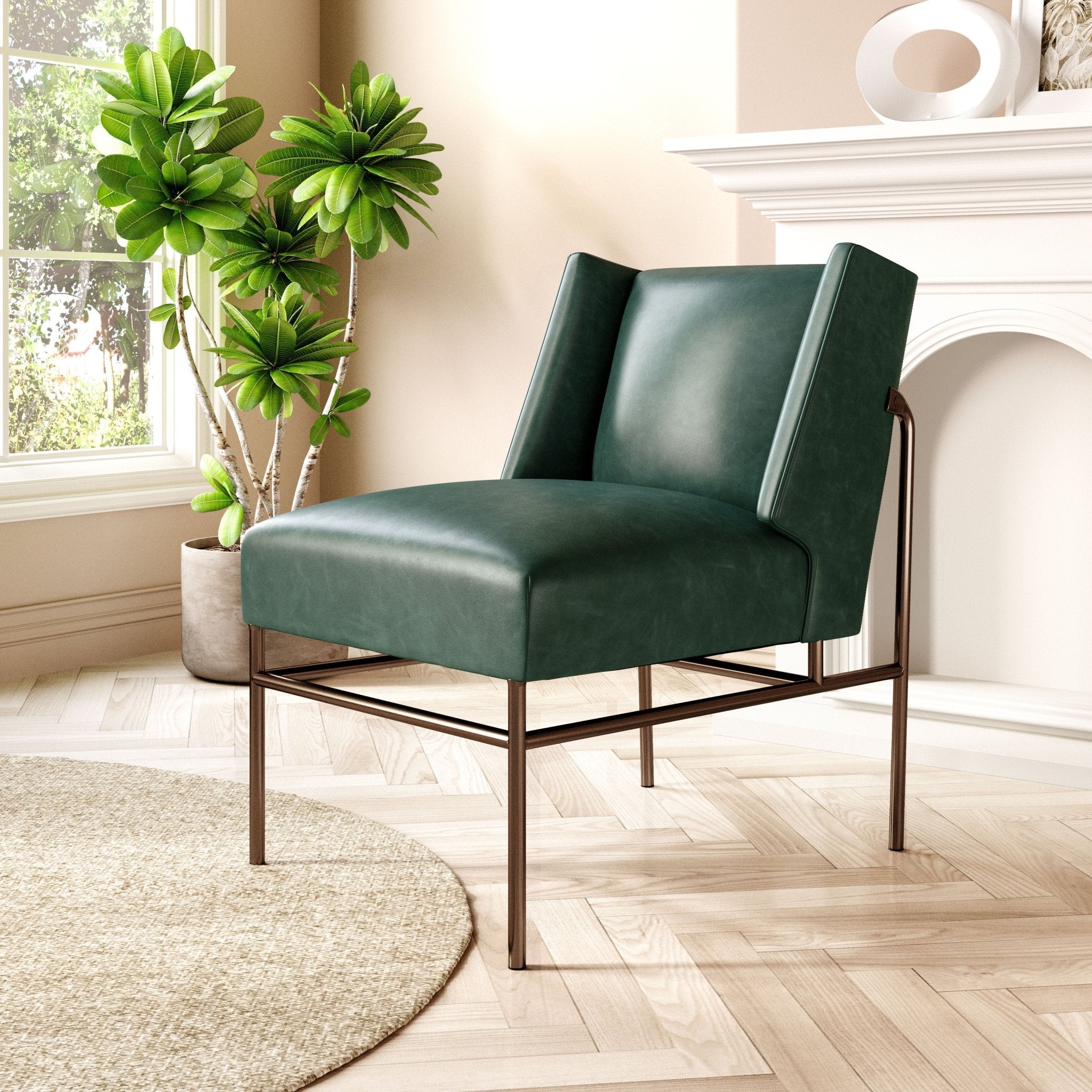 Atlanta Accent Chair Green - Cozy Roots Decor