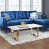 Atlas Coffee Table White & Gold - Cozy Roots Decor