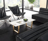 Atlas Coffee Table White & Gold - Cozy Roots Decor