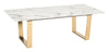 Atlas Coffee Table White & Gold - Cozy Roots Decor