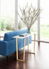 Atlas Console Table White & Gold - Cozy Roots Decor