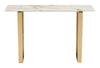 Atlas Console Table White & Gold - Cozy Roots Decor