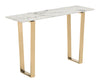 Atlas Console Table White & Gold - Cozy Roots Decor