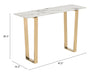 Atlas Console Table White & Gold - Cozy Roots Decor