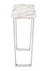 Atlas Console Table White & Silver - Cozy Roots Decor