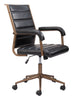 Auction Office Chair Vintage Black - Cozy Roots Decor