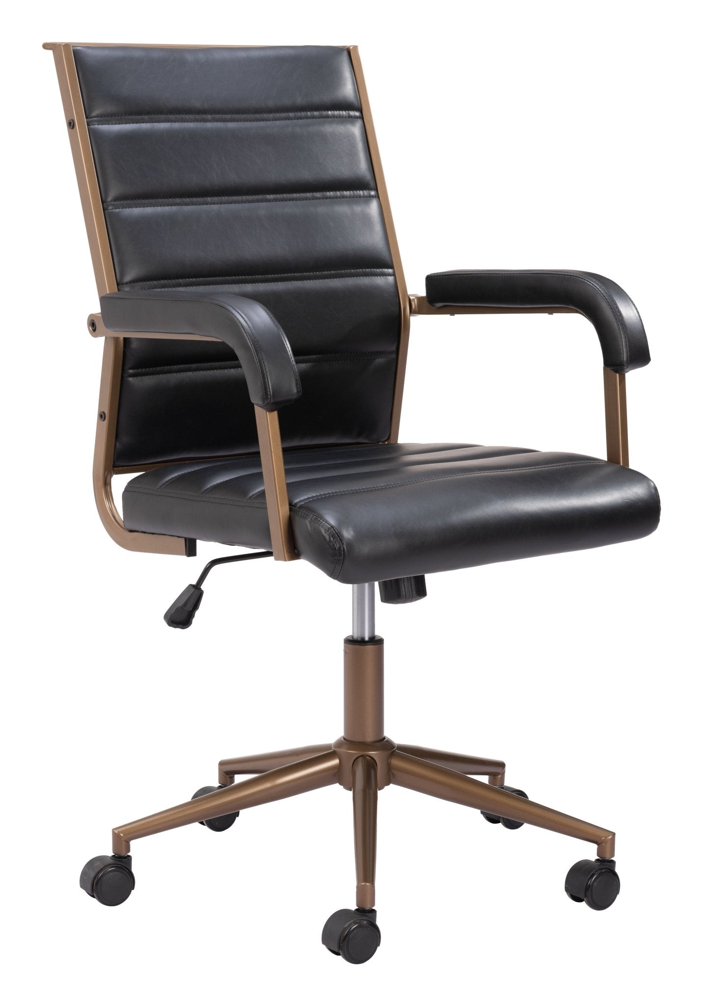 Auction Office Chair Vintage Black - Cozy Roots Decor
