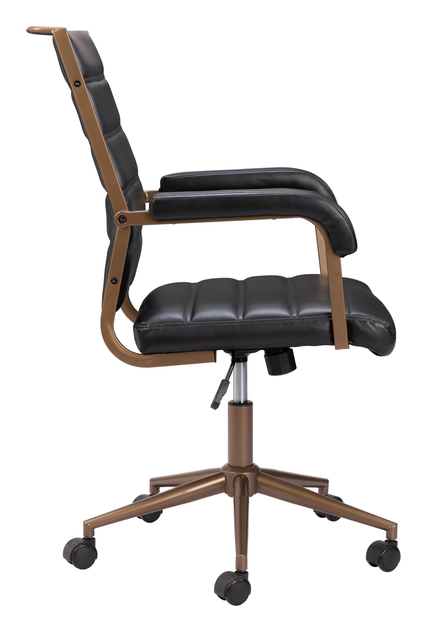 Auction Office Chair Vintage Black - Cozy Roots Decor