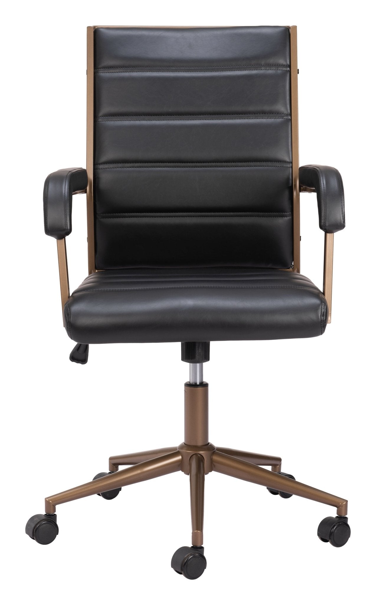 Auction Office Chair Vintage Black - Cozy Roots Decor